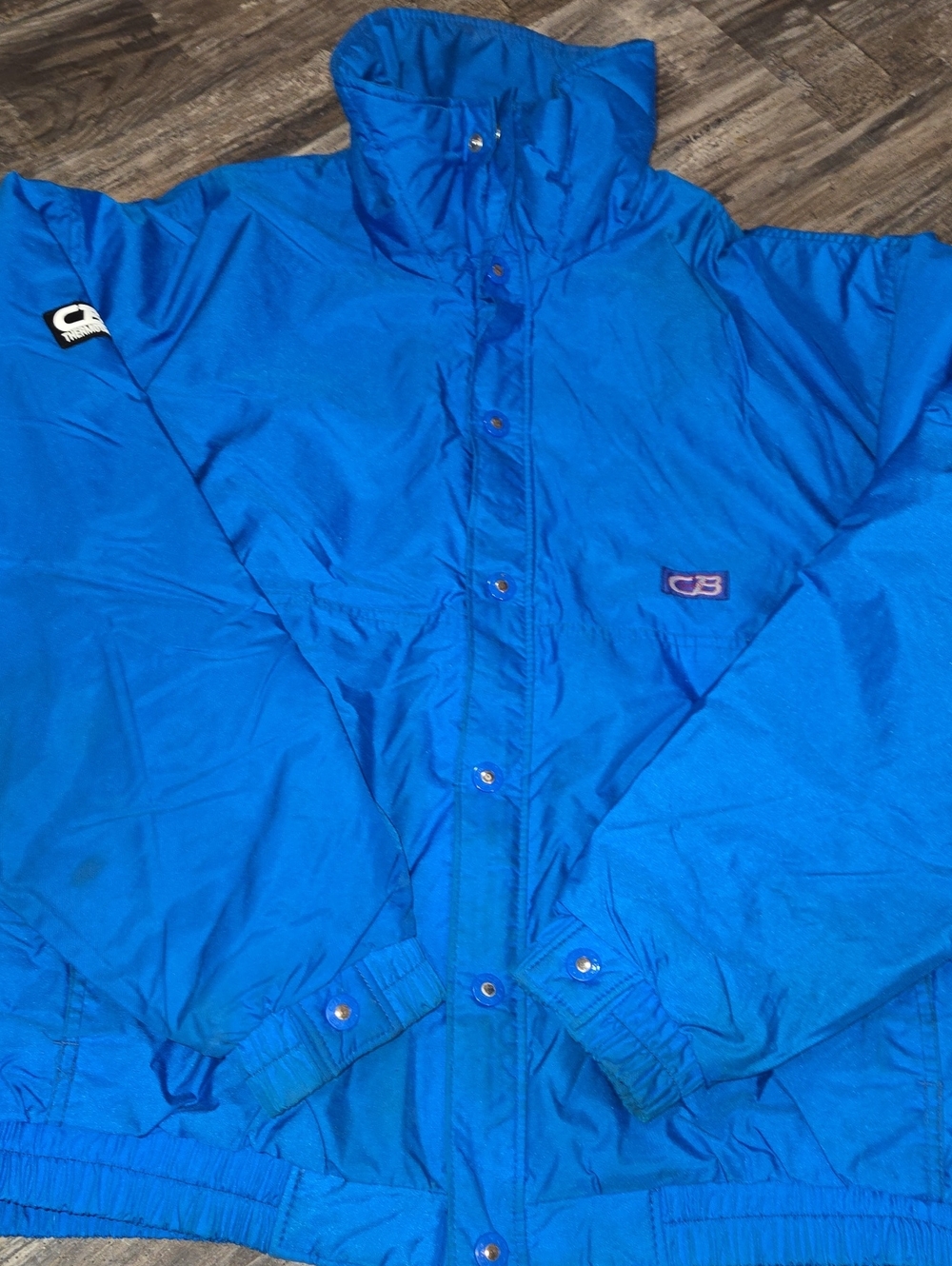 CB Mens XL Blue Insulated Jacket